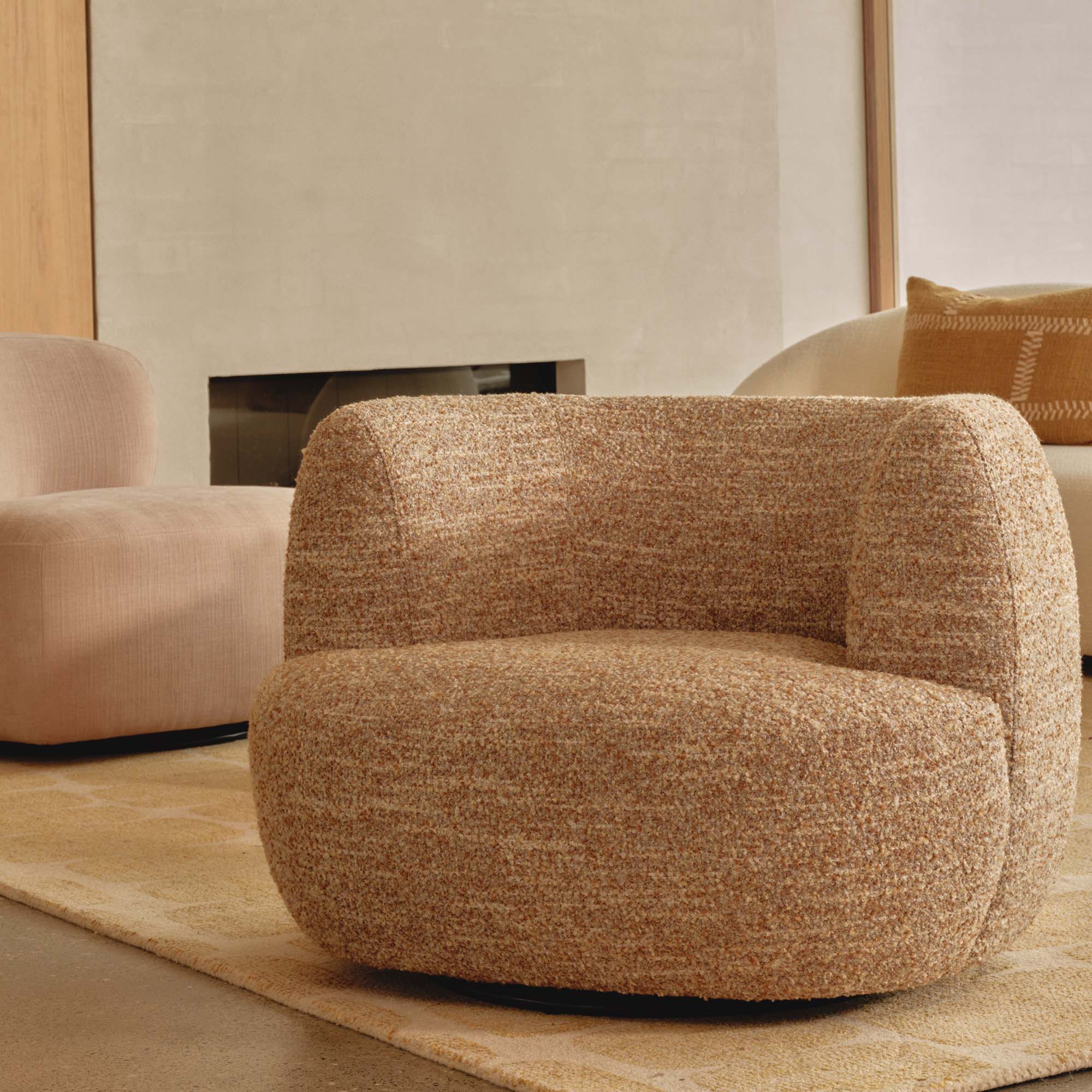 Knox Swivel Chair Desert