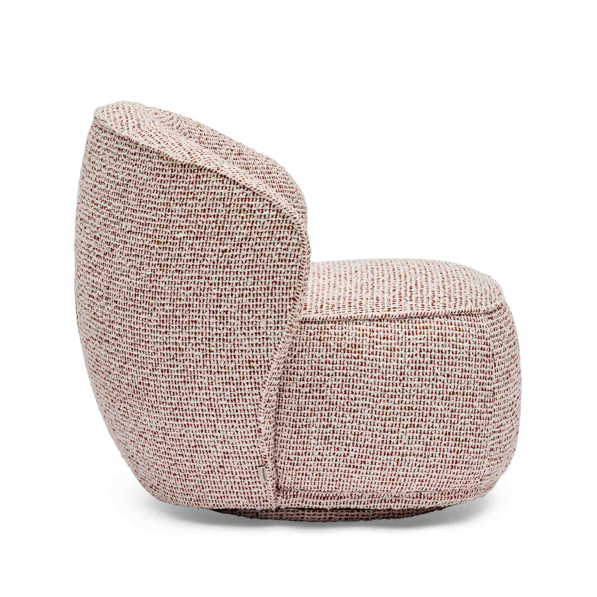 Saskia Swivel Chair Terracotta