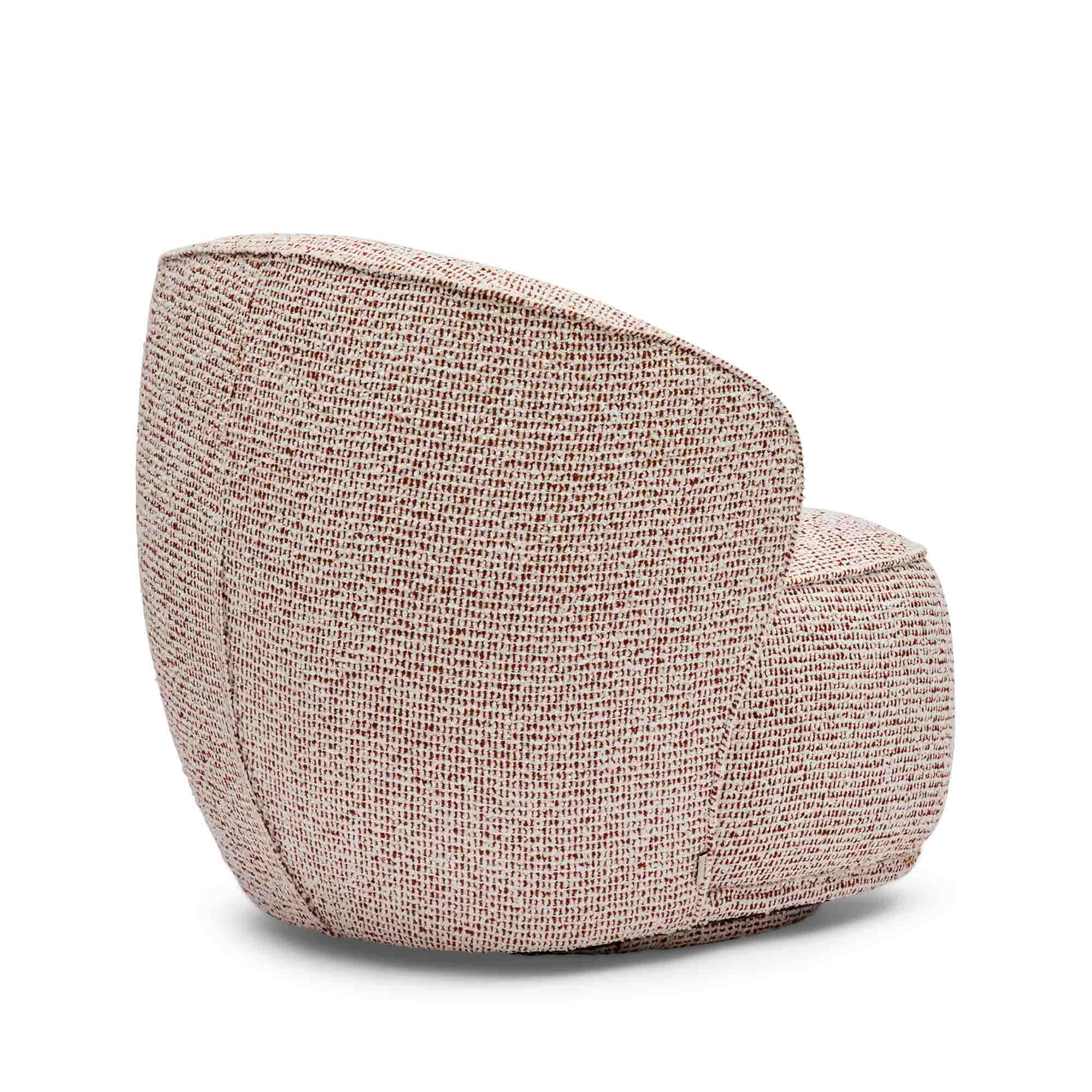 Saskia Swivel Chair Terracotta