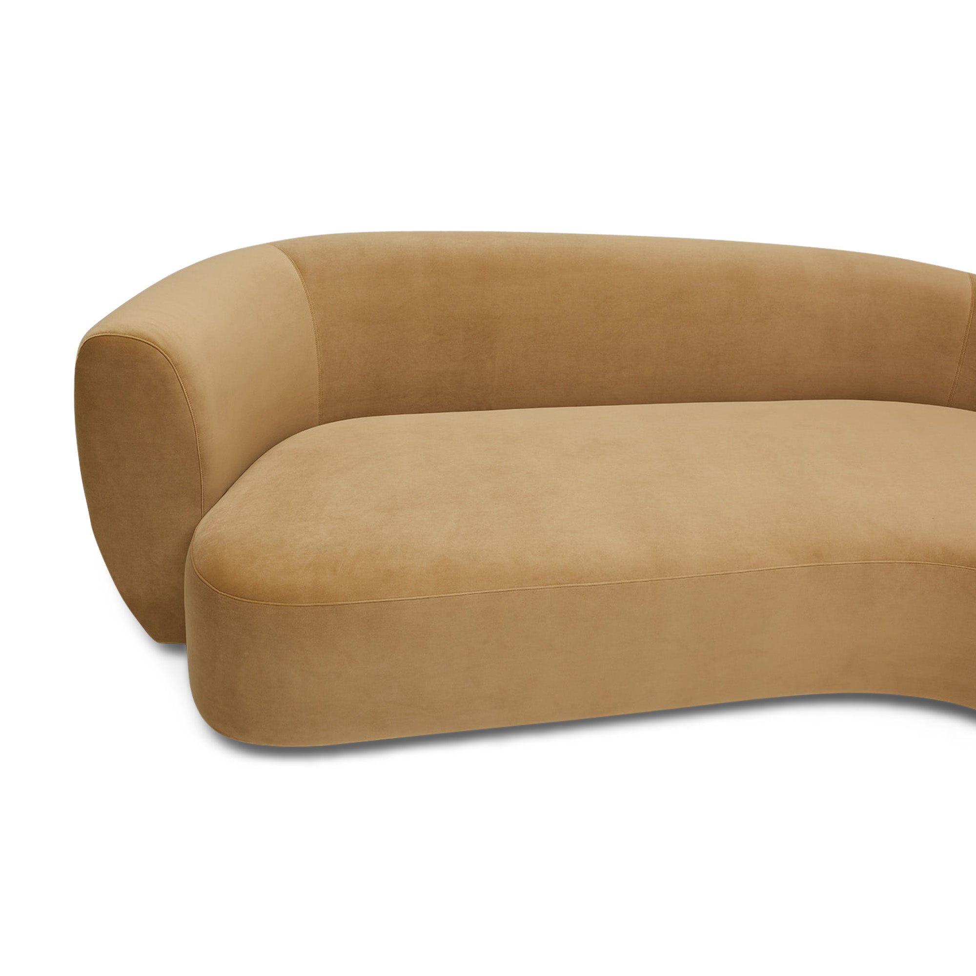 Celine Sectional Sofa Sand Right