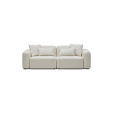 Pascal Modular Sofa Ivory White 2 Seat