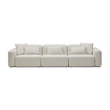 Pascal Modular Sofa Ivory White 3 Seat