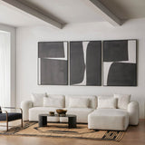 Pascal Modular Sofa Ivory White 3 Seat with Ottoman