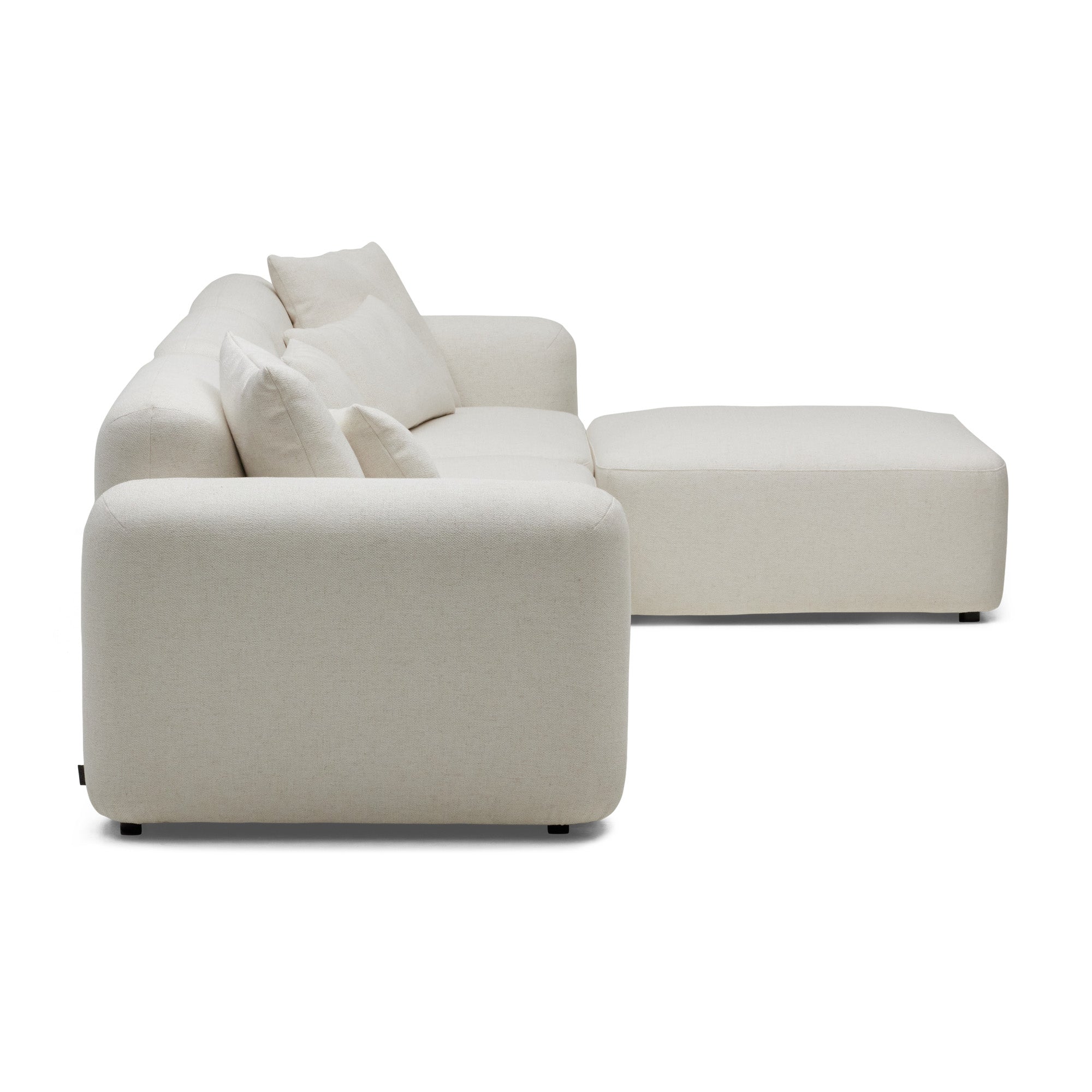 Pascal Modular Sofa Ivory 3 Seat Left Chaise