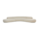 Soho Sectional Sofa Fresco White