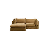 Mia Modular Sofa Sand 2 Seat with Ottoman