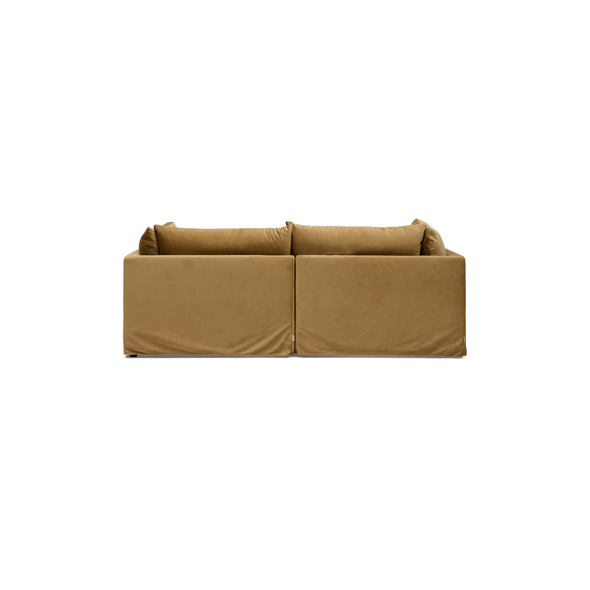 Mia Modular Sofa Sand 2 Seat with Ottoman