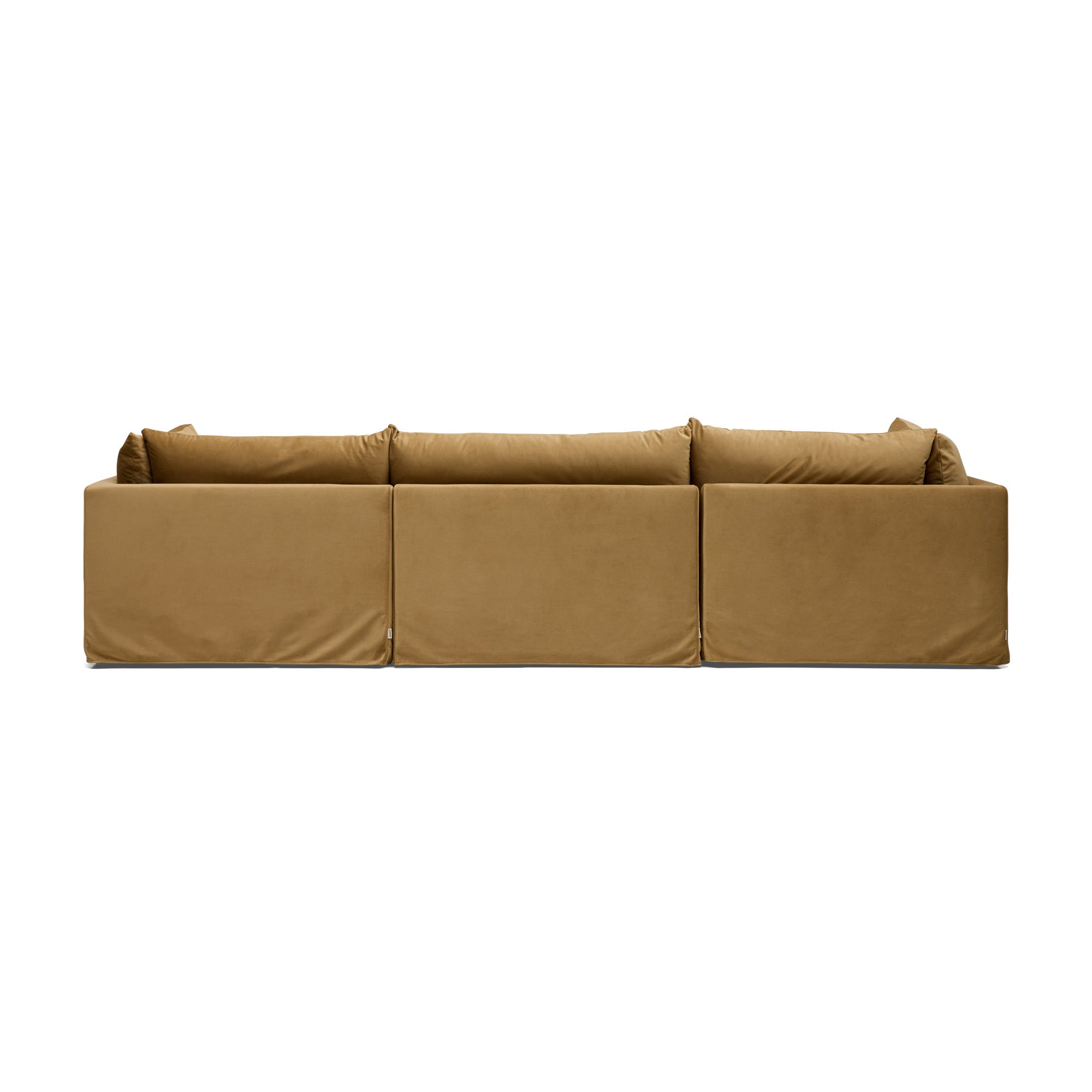 Mia Modular Sofa Sand 3 Seat with Ottoman