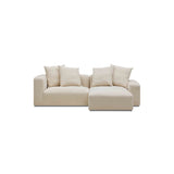 Madrid Modular Sofa Dutch White 2 Seat Right