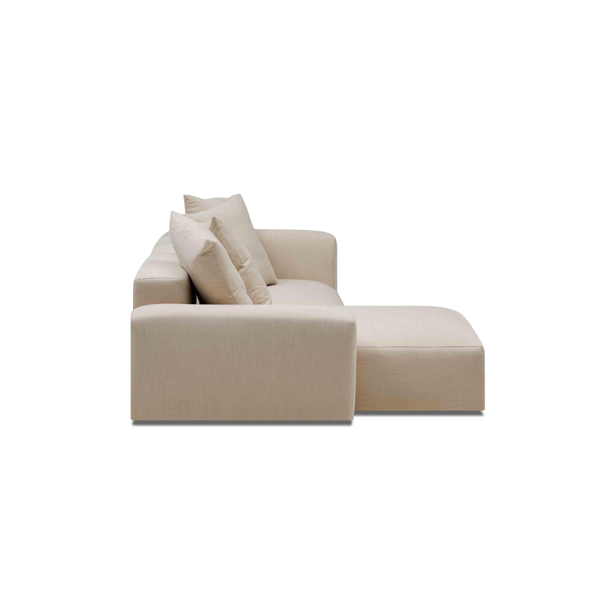 Madrid Modular Sofa Dutch White 2 Seat Left