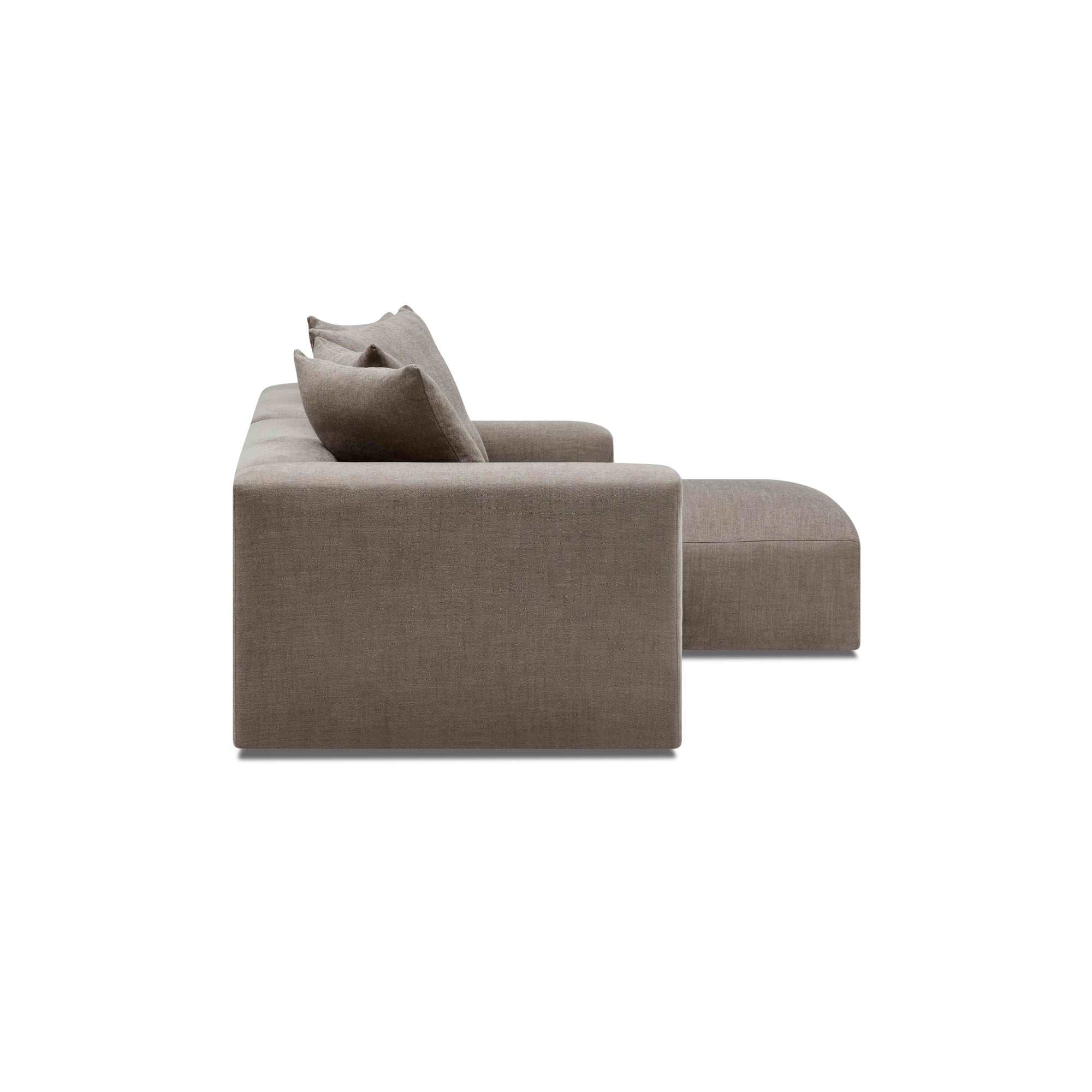 Madrid Modular Sofa Slate 2 Seat Right