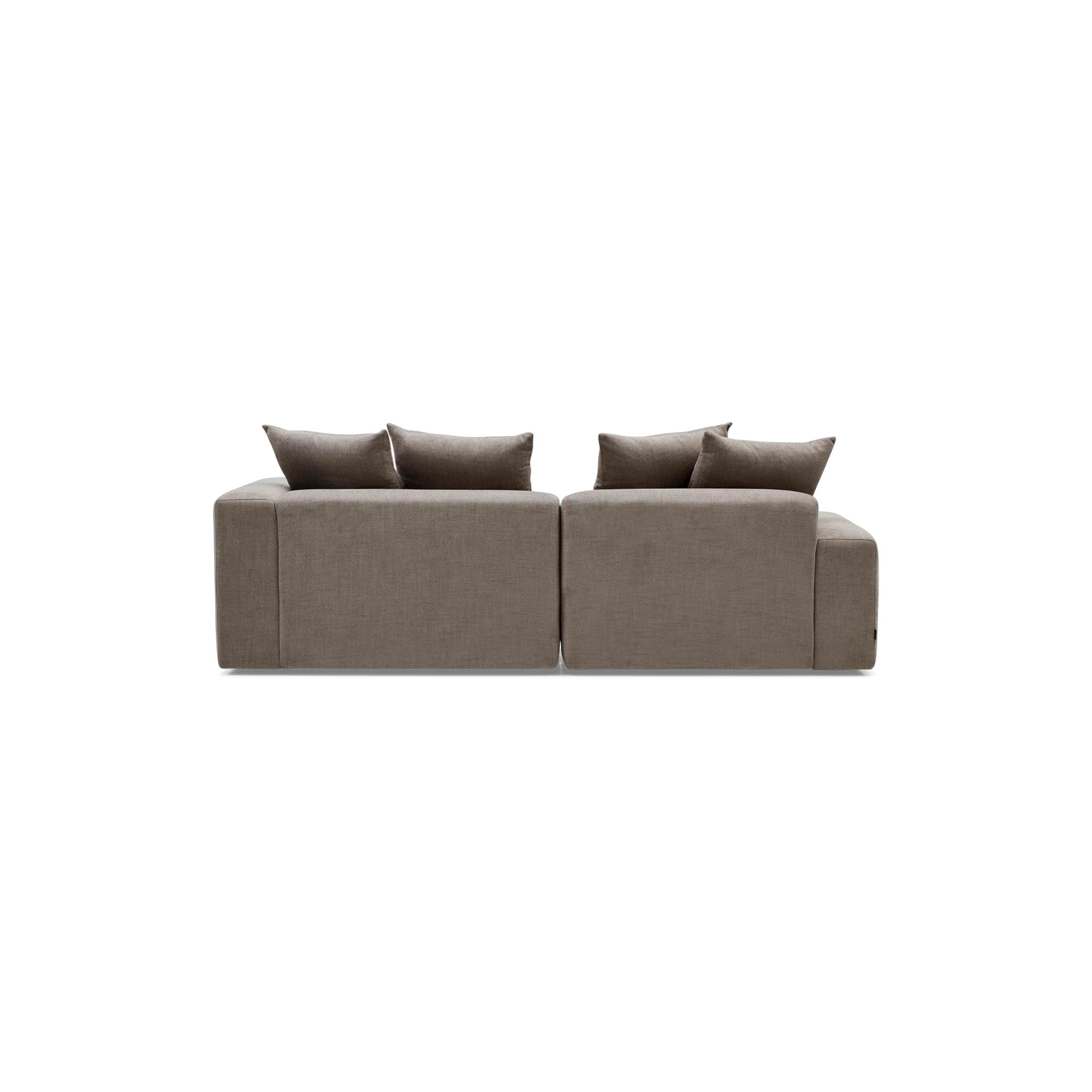 Madrid Modular Sofa Slate 2 Seat Right