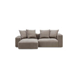 Madrid Modular Sofa Slate 2 Seat Left