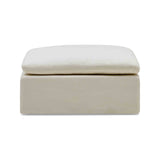 Cape Snow Ottoman