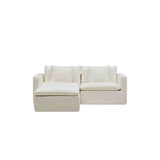 Cape Modular Sofa Snow 2 Seat with Ottoman