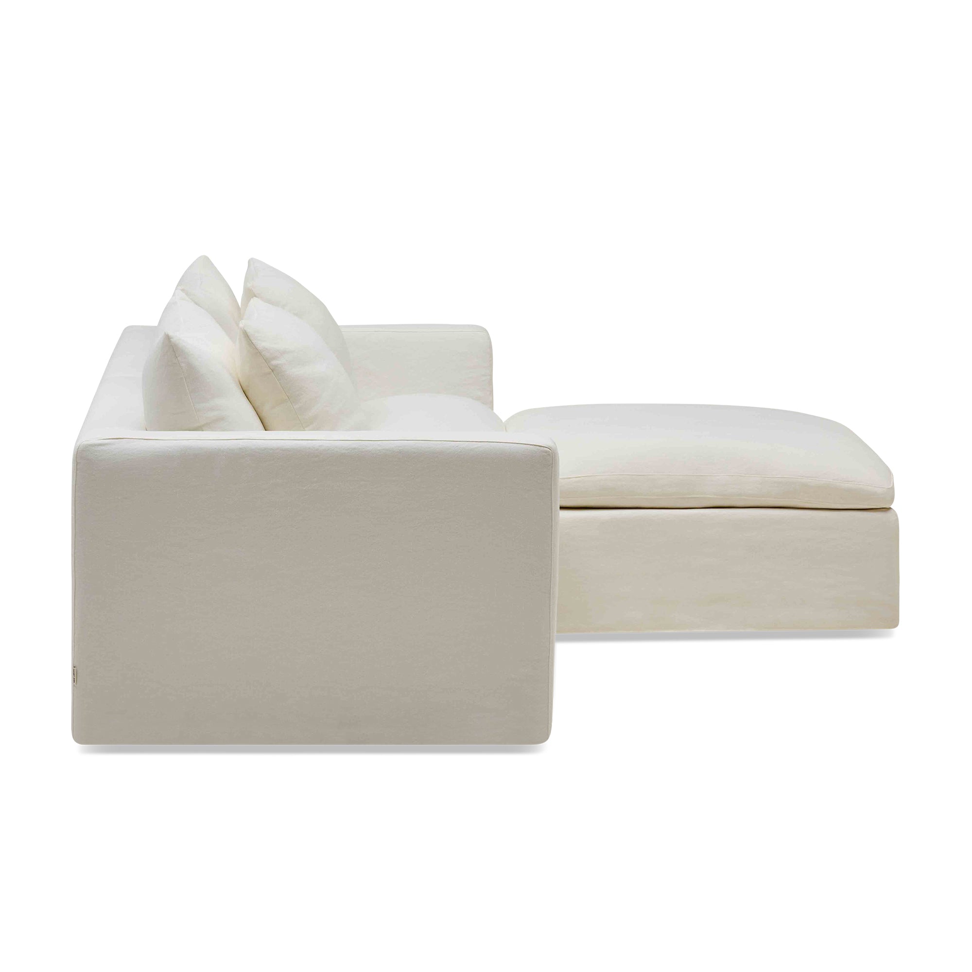 Cape Modular Sofa Snow 2 Seat with Ottoman