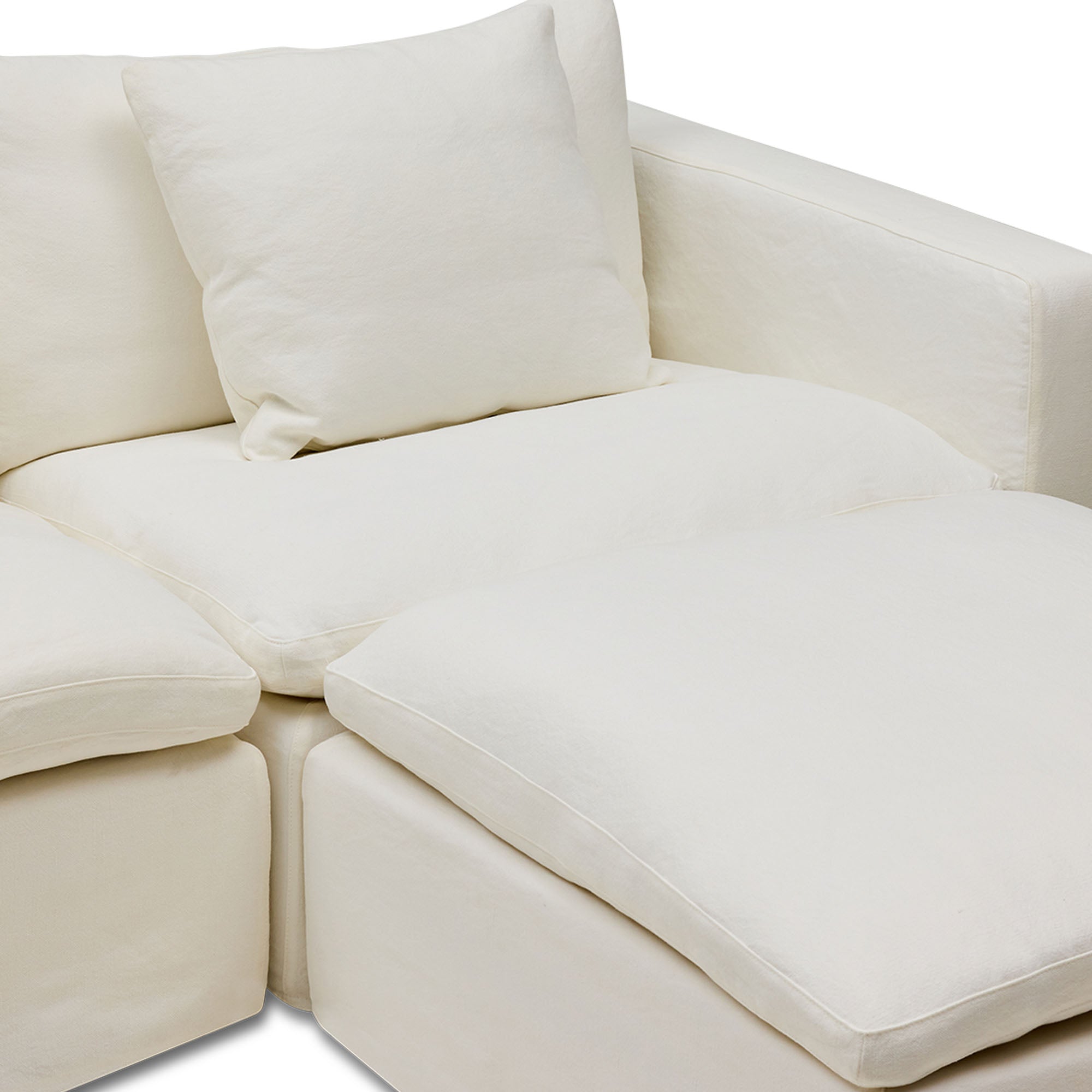 Cape Modular Sofa Snow 2 Seat with Ottoman