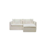 Cape Modular Sofa Snow 2 Seat with Ottoman