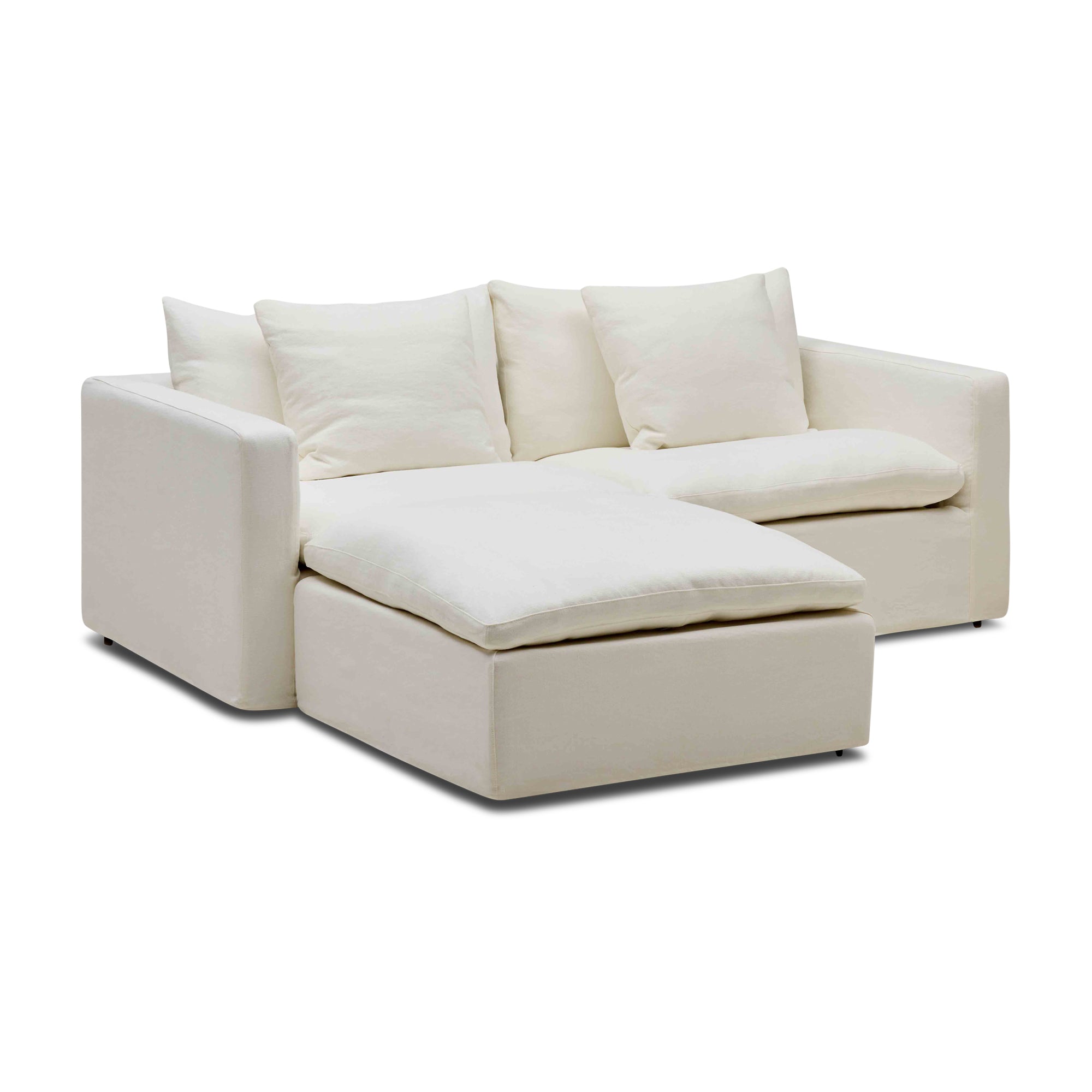 Cape Modular Sofa Snow 2 Seat with Ottoman