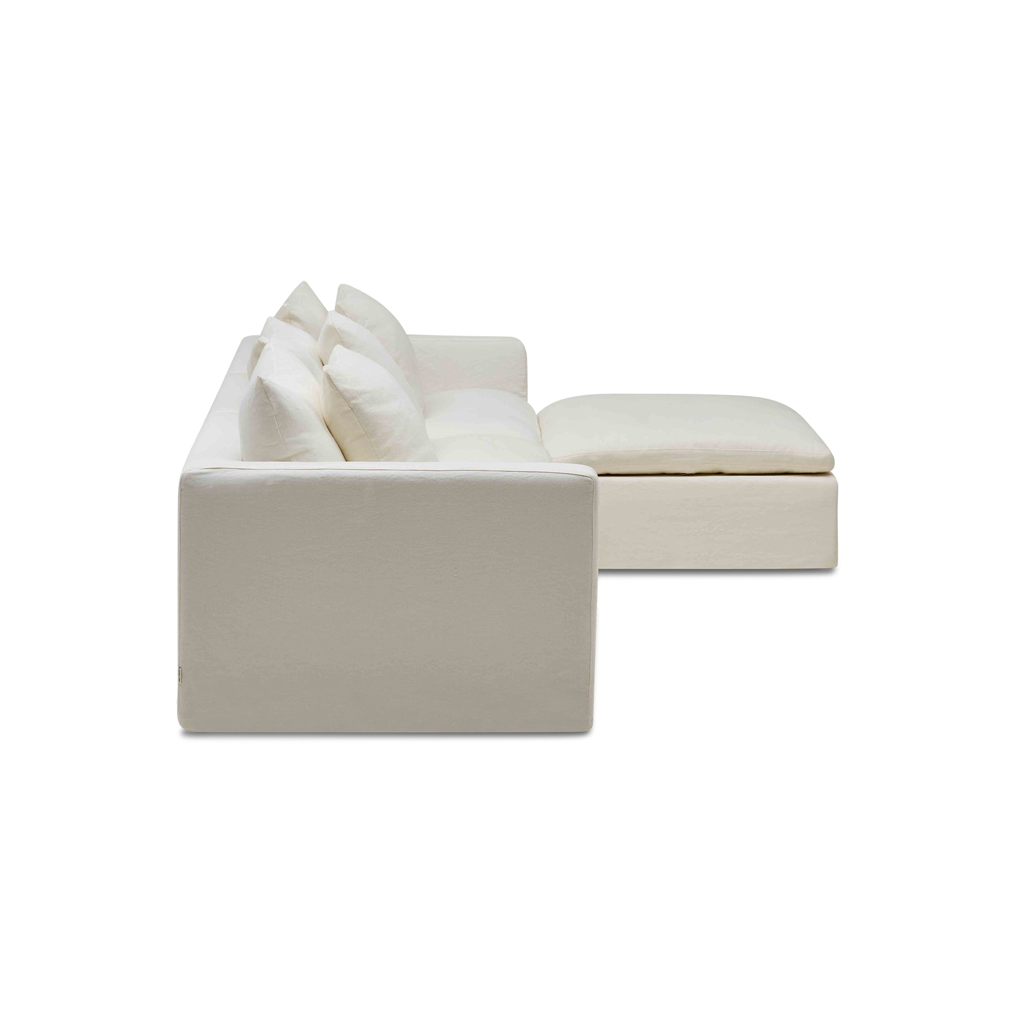 Cape Modular Sofa Snow 3 Seat with Ottoman
