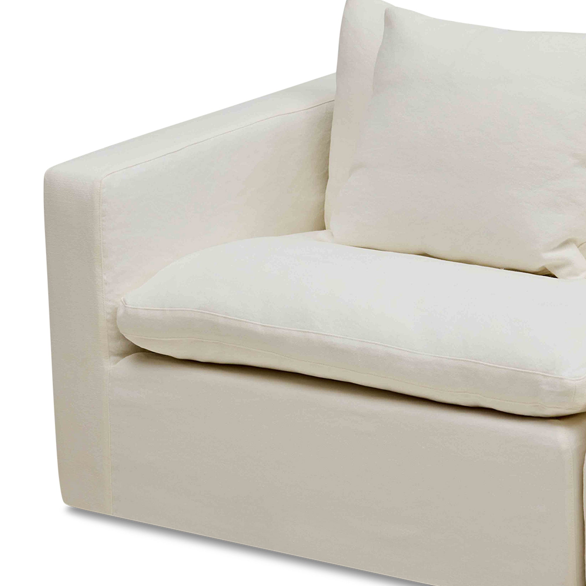 Cape Modular Sofa Snow 3 Seat with Ottoman