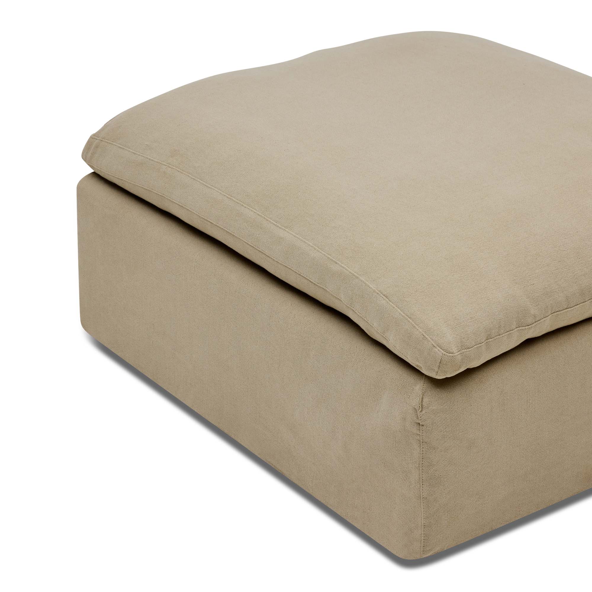 Cape Warm Stone Ottoman
