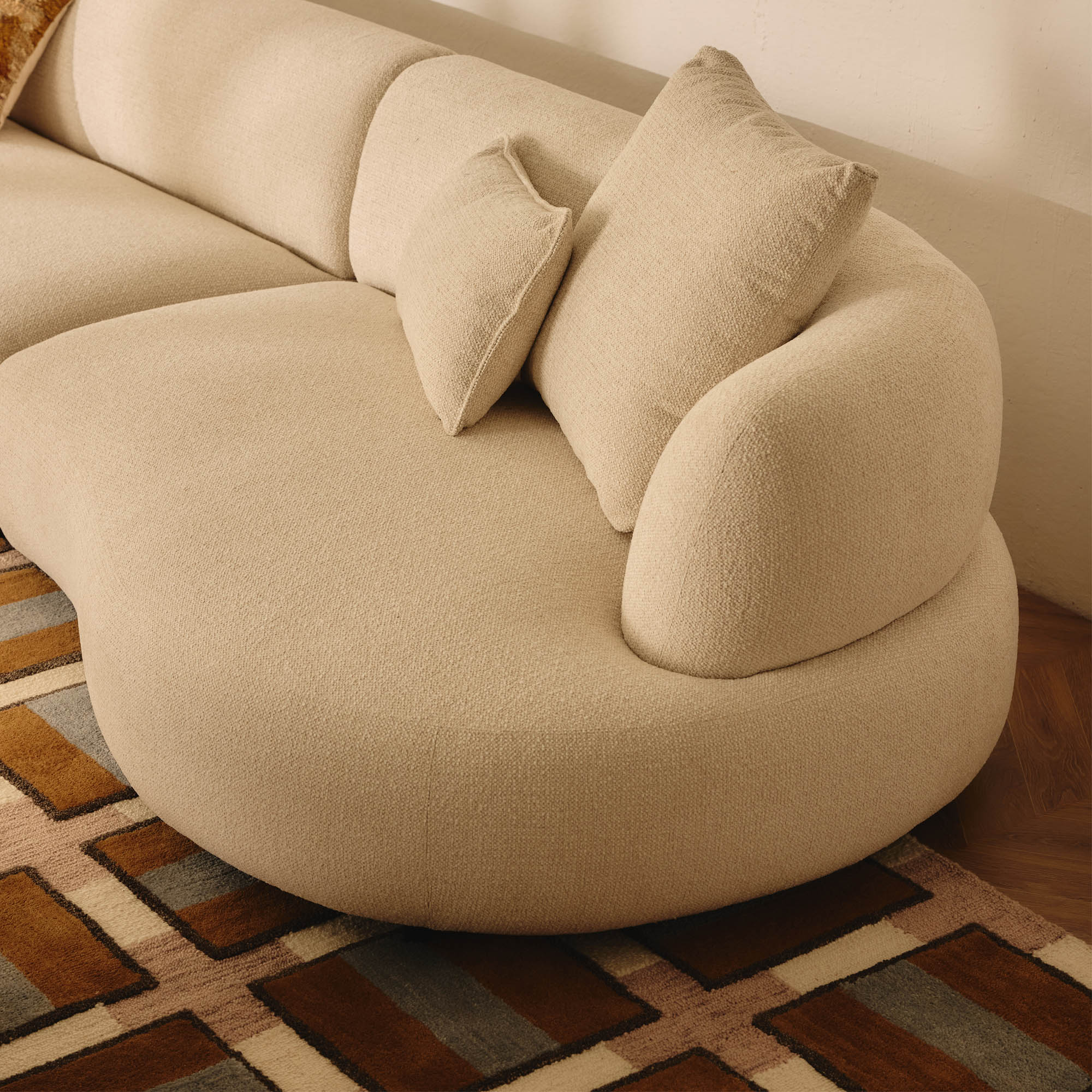 Beni Modular Sofa Left Chaise