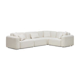 Pascal Modular Sofa Ivory White 4 Seat Corner