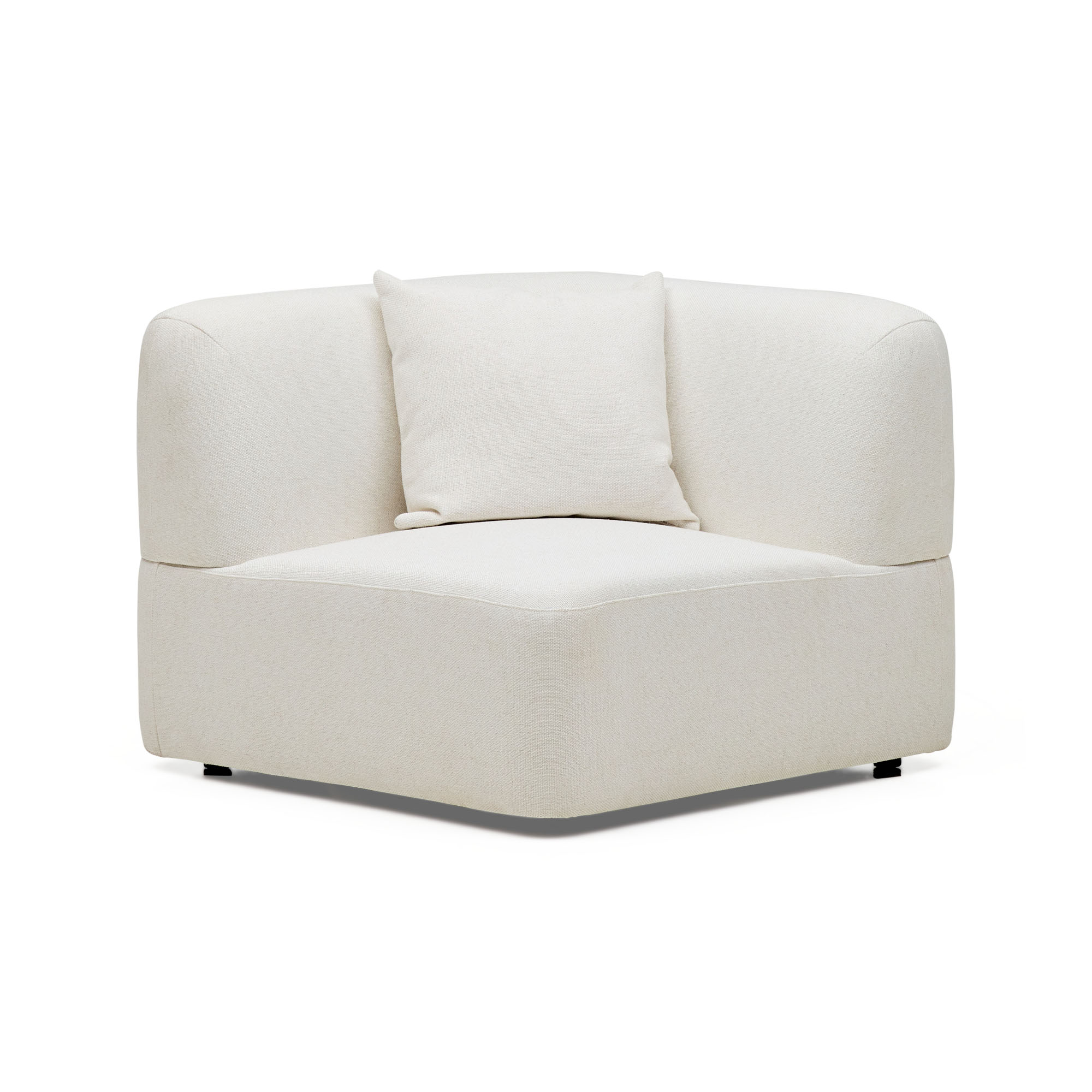 Pascal Modular Sofa Corner Ivory White