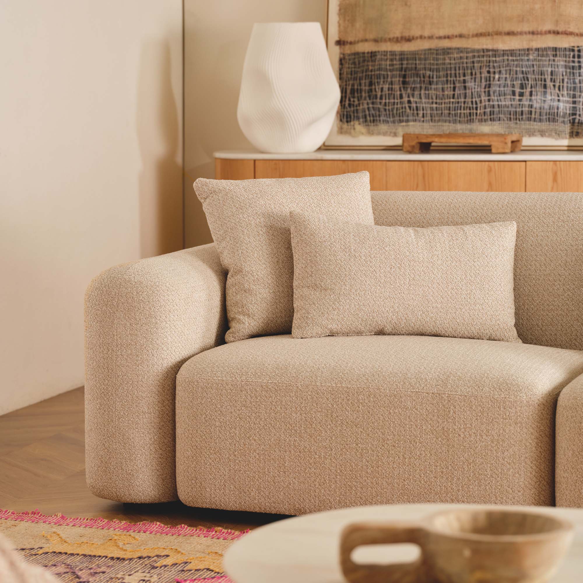 Pascal Modular Sofa Biscuit 2 Seat