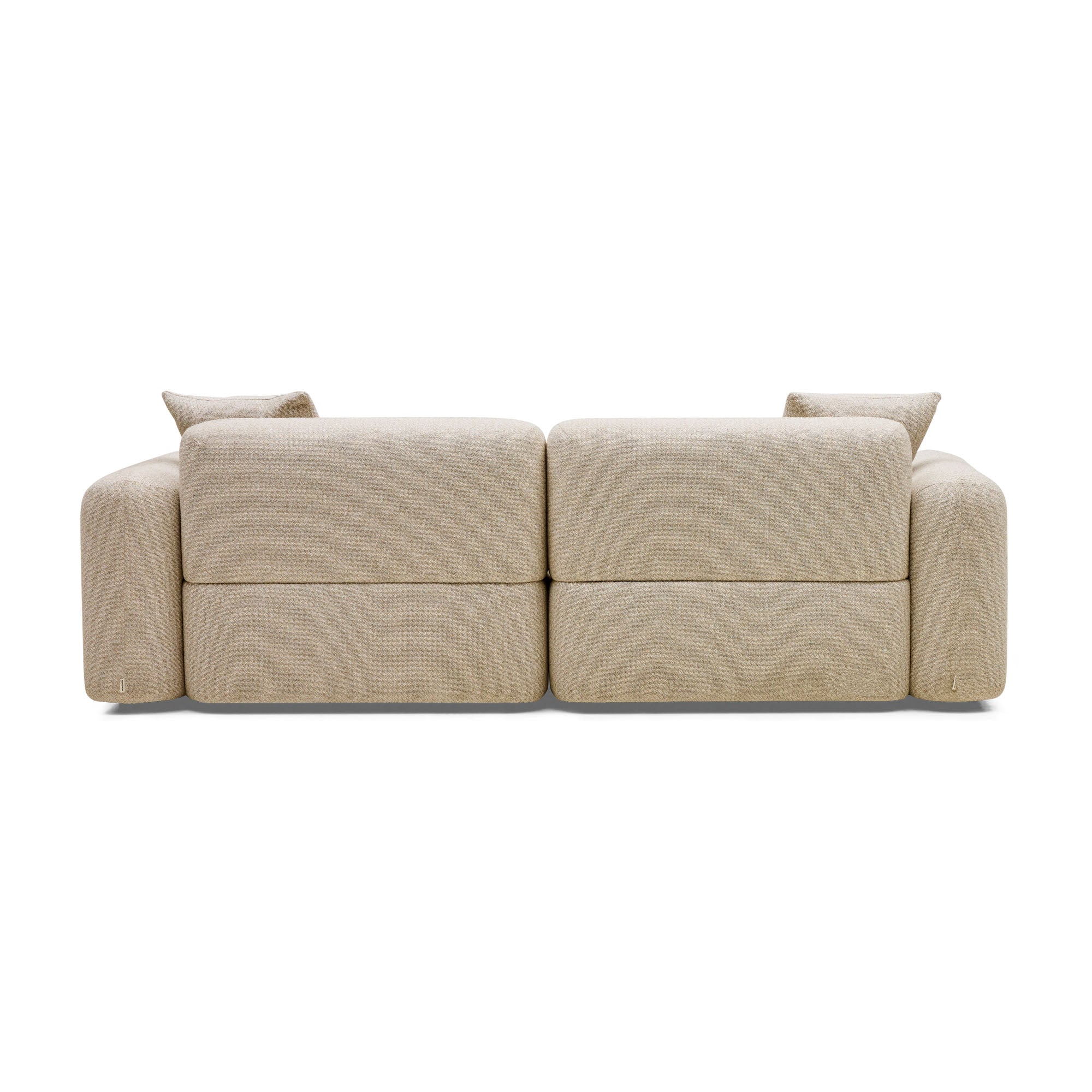 Pascal Modular Sofa Biscuit 2 Seat with Ottoman