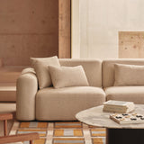 Pascal Modular Sofa Biscuit 2 Seat with Ottoman