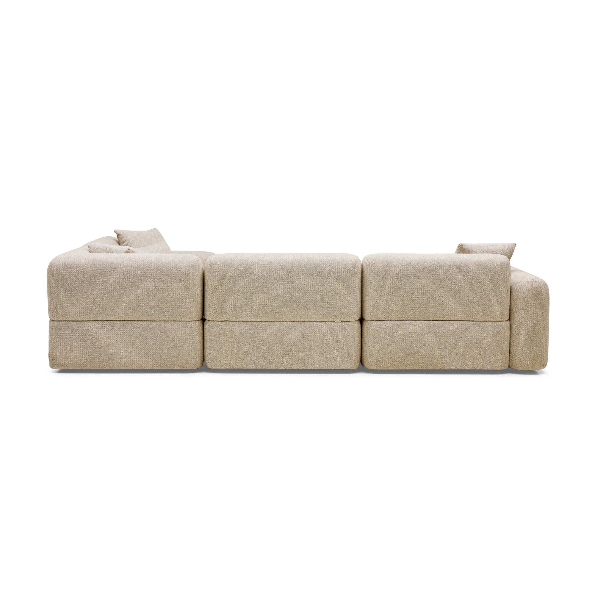 Pascal Modular Sofa Biscuit 4 Seat Corner