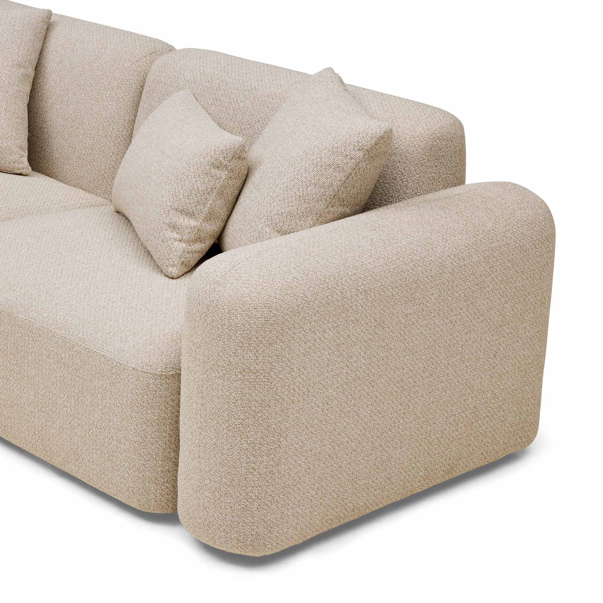 Pascal Modular Sofa Biscuit 4 Seat Corner