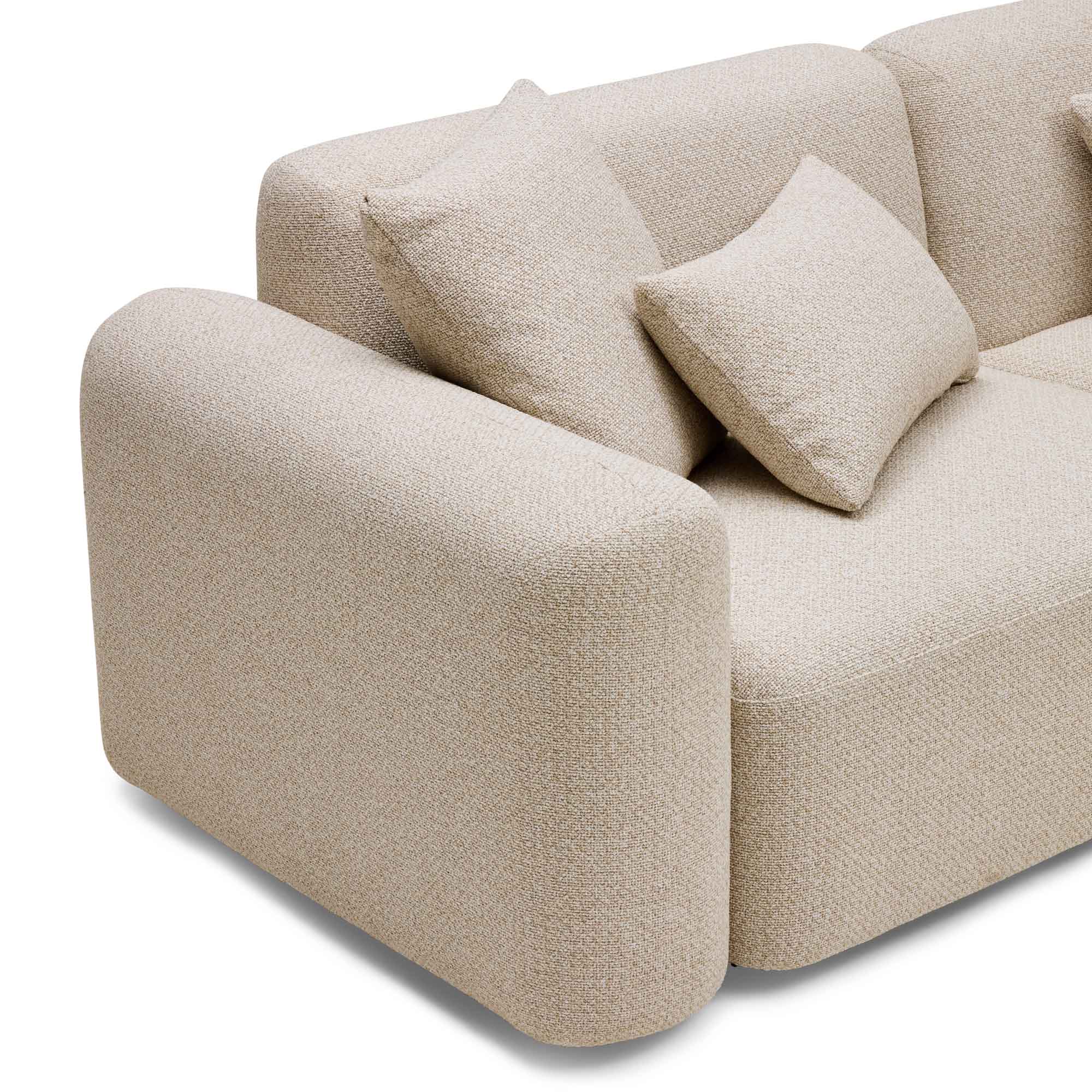 Pascal Modular Sofa Biscuit 4 Seat Corner