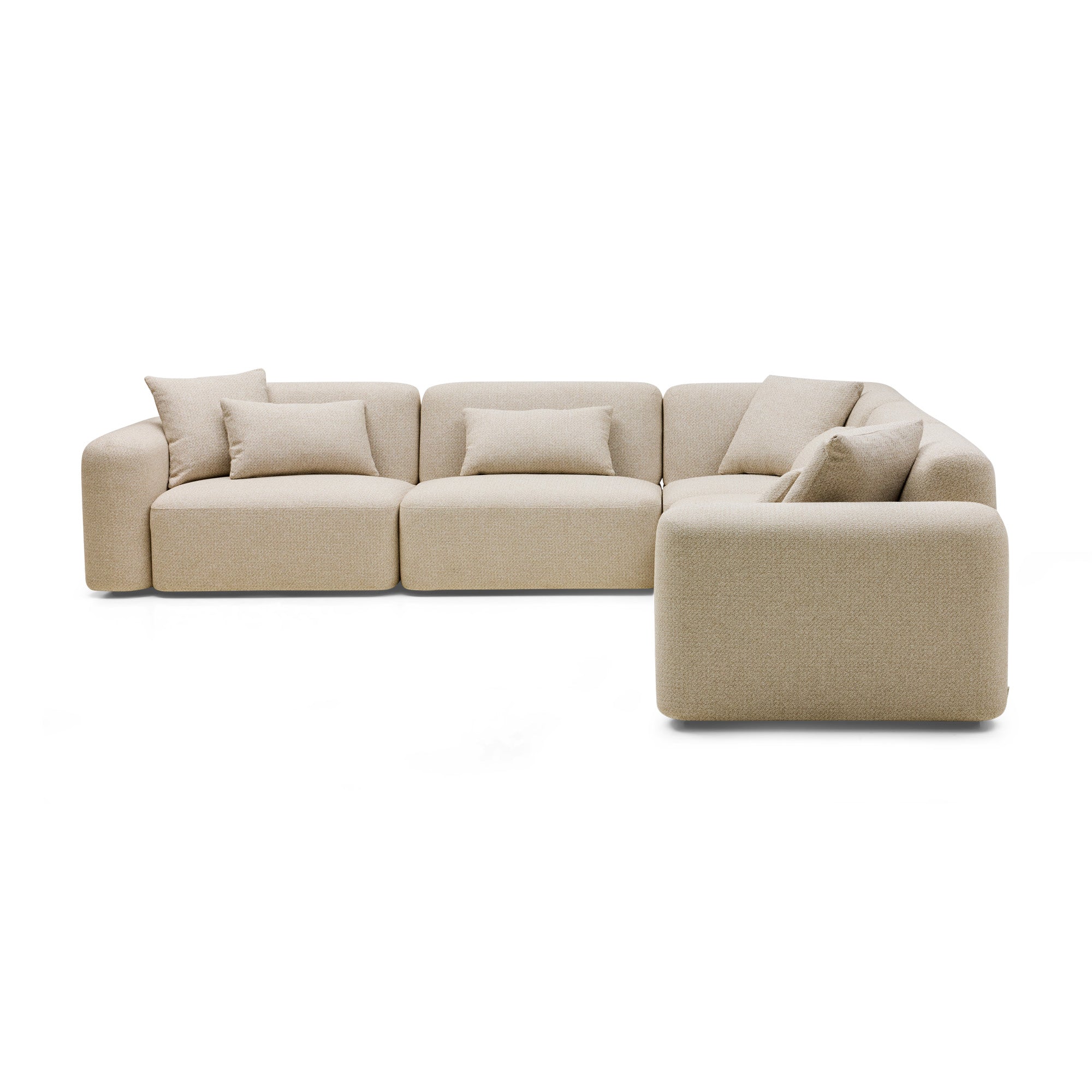 Pascal Modular Sofa Biscuit 5 Seat Corner