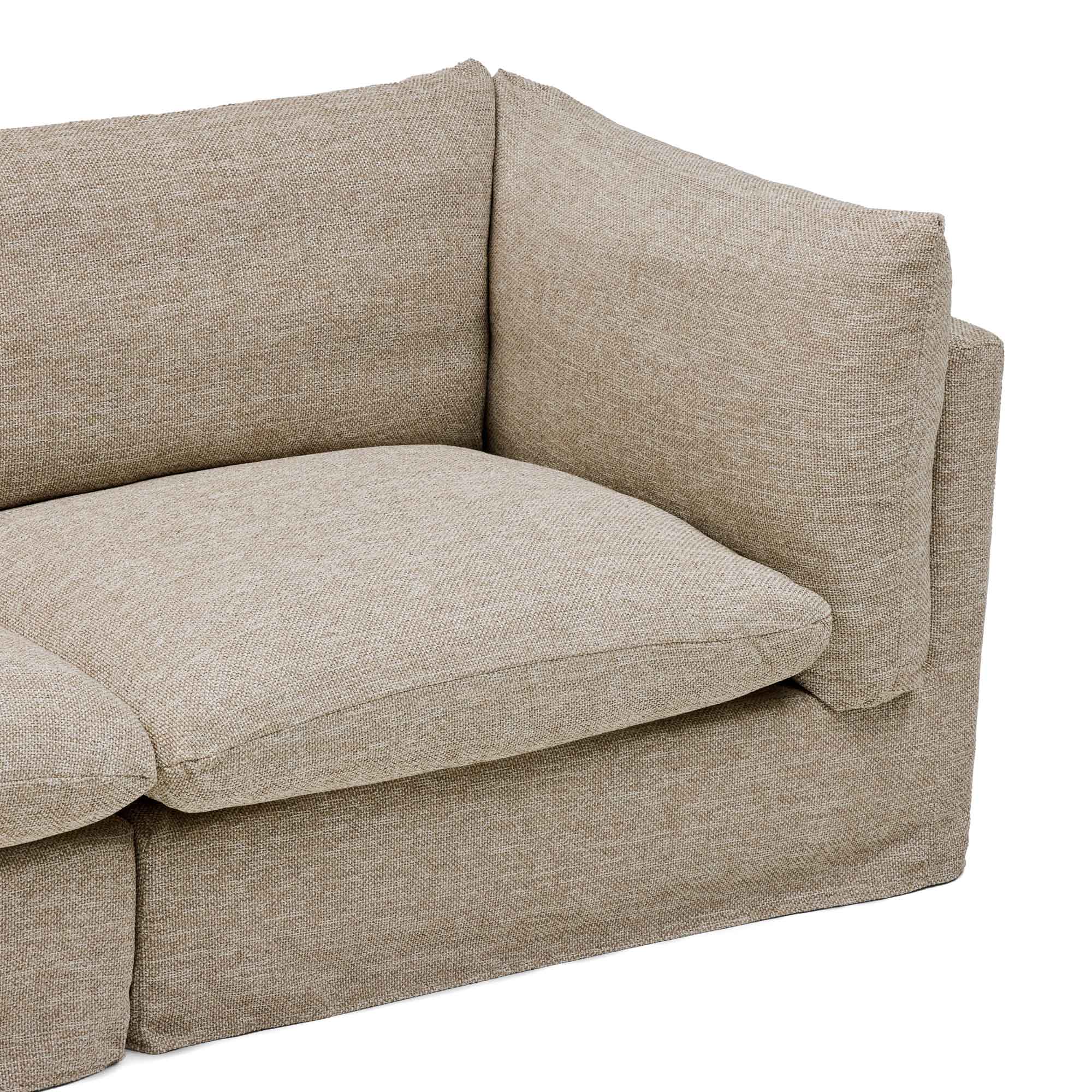 Mia Modular Sofa Husk 2 Seat