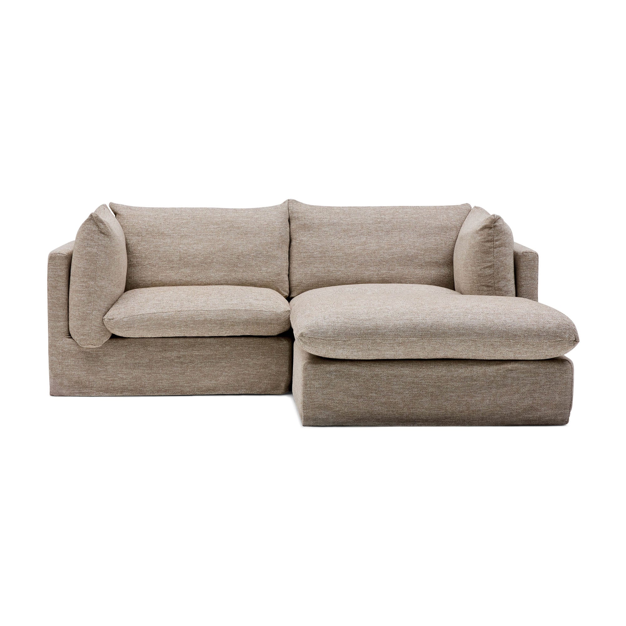Mia Modular Sofa Husk 2 Seat with Ottoman