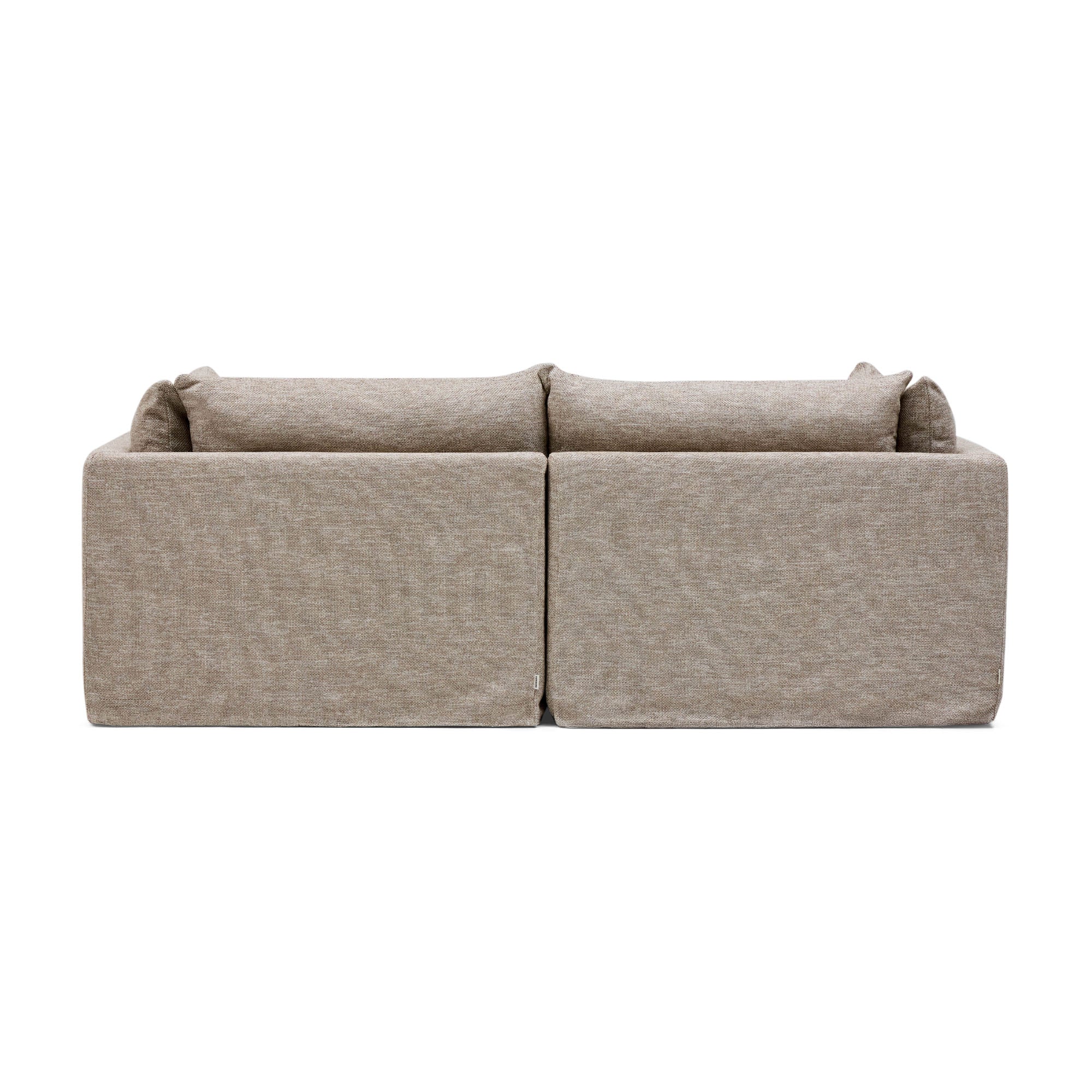 Mia Modular Sofa Husk 2 Seat with Ottoman