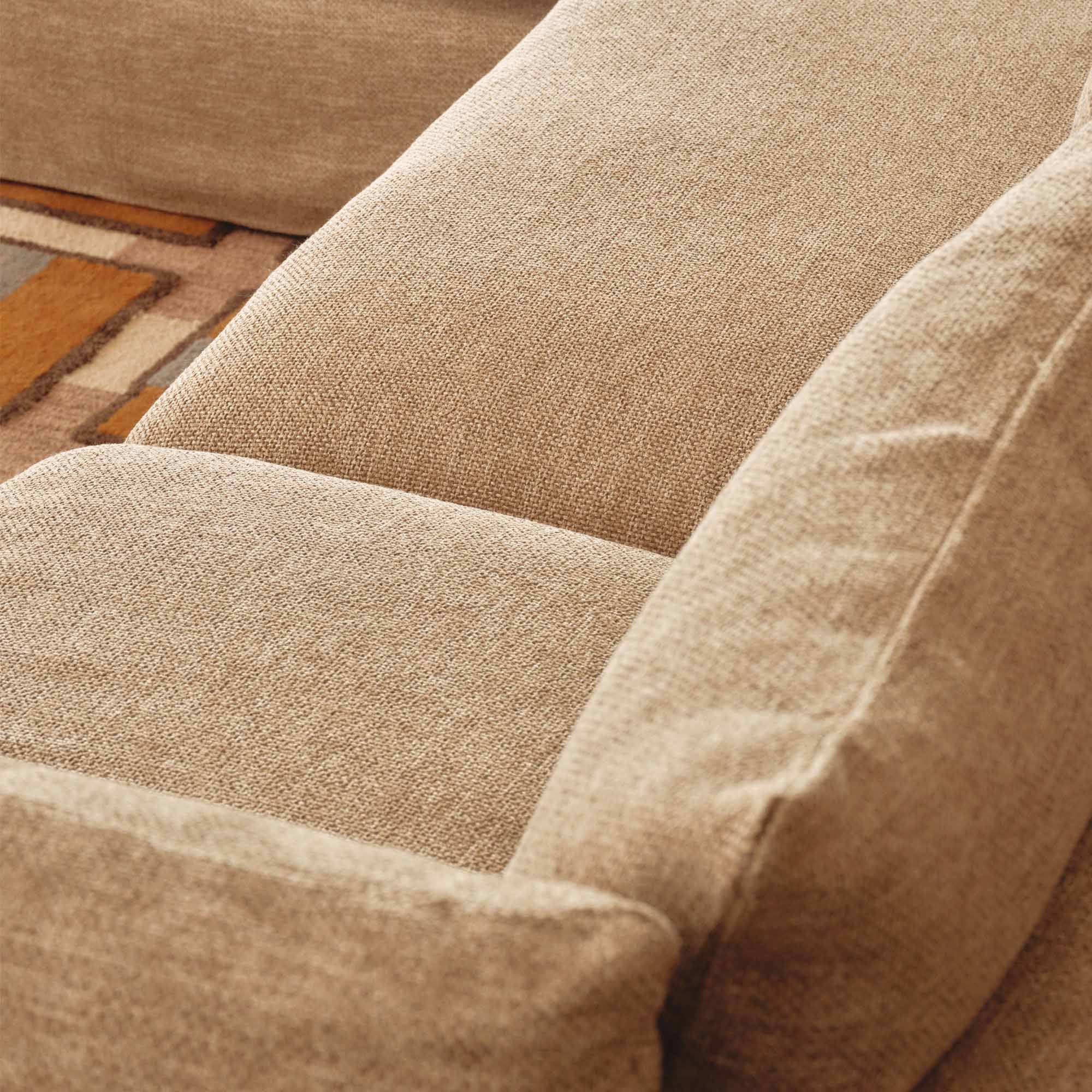 Mia Modular Sofa Husk 2 Seat with Ottoman