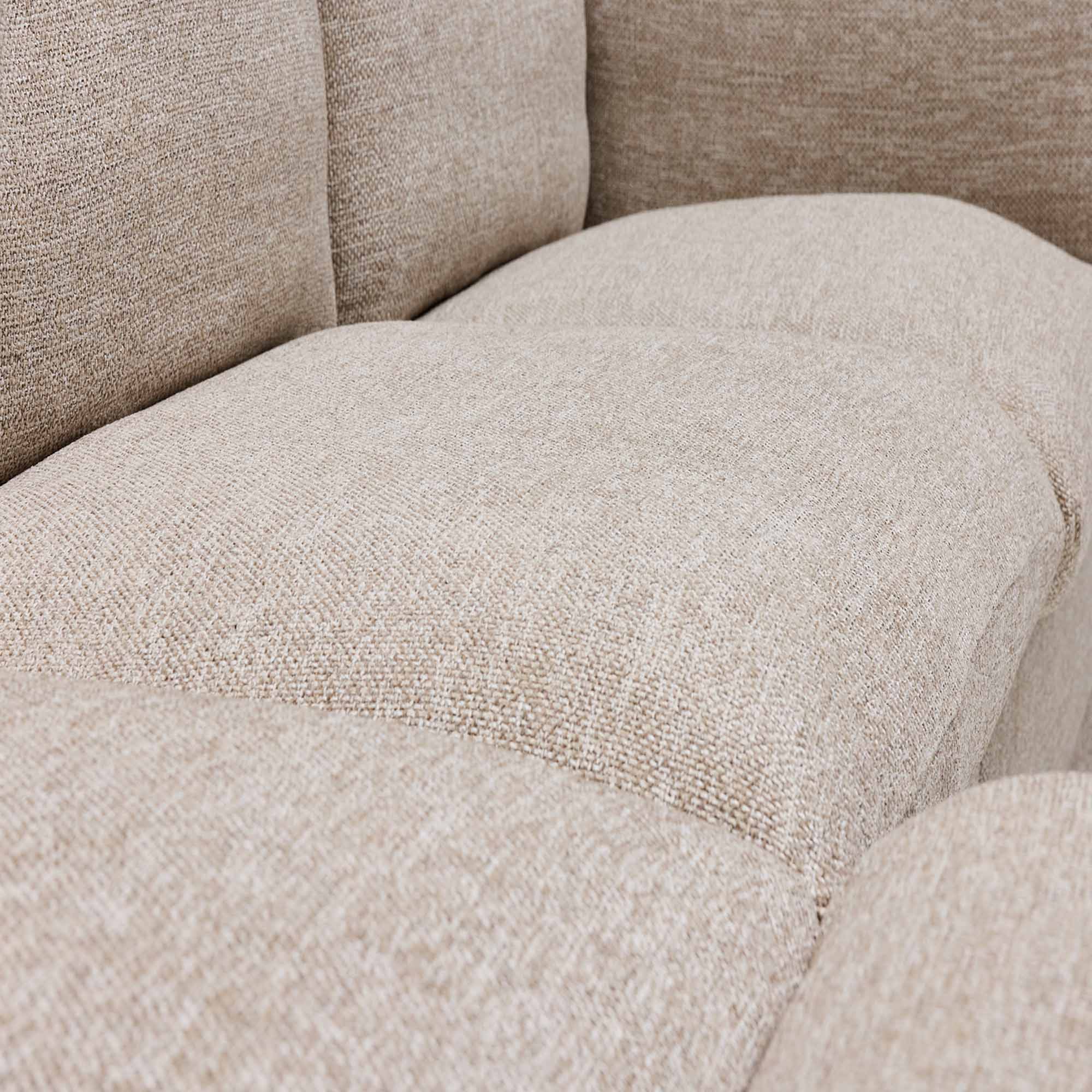 Mia Modular Sofa Husk 3 Seat with Ottoman
