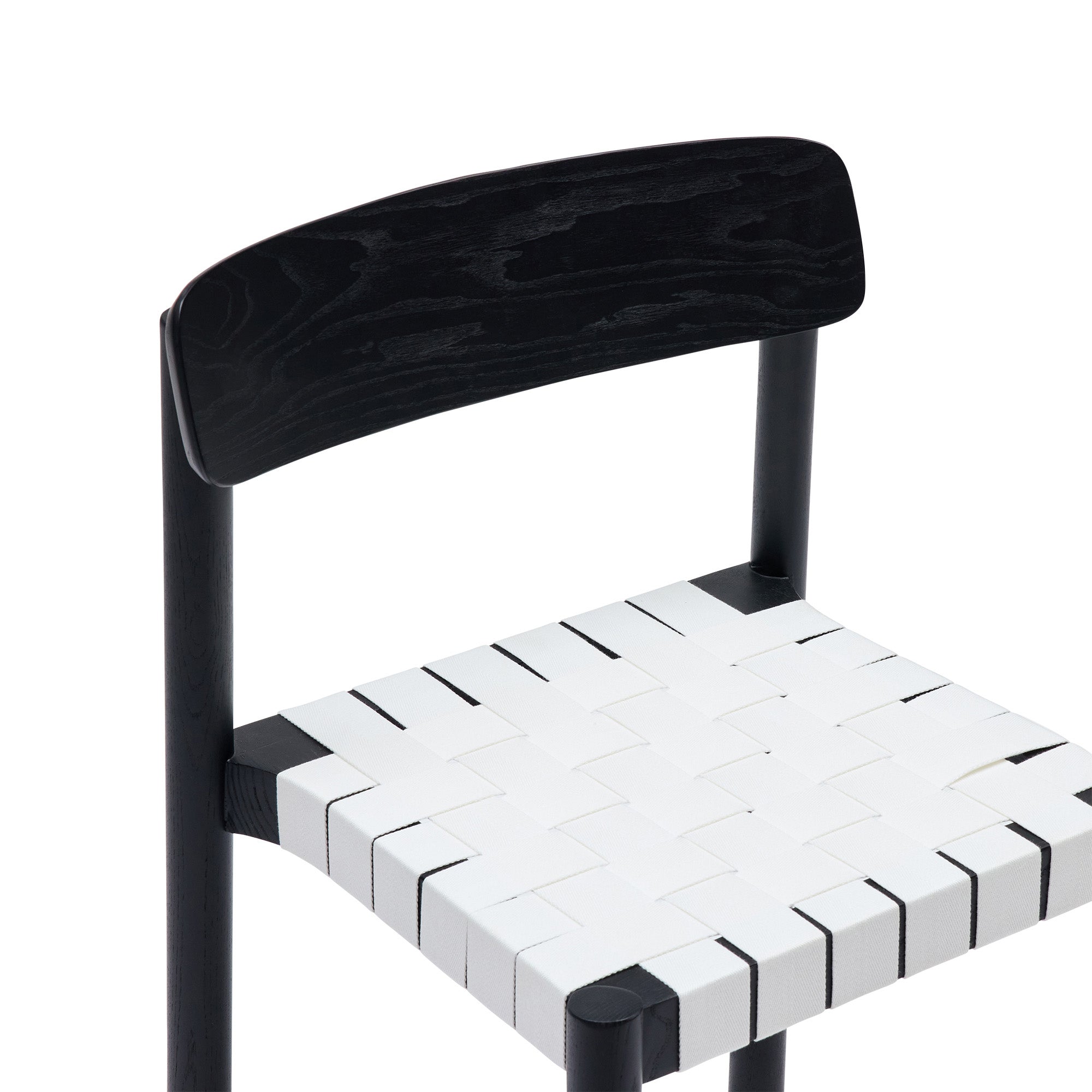 Miri Dining Chair White & Black