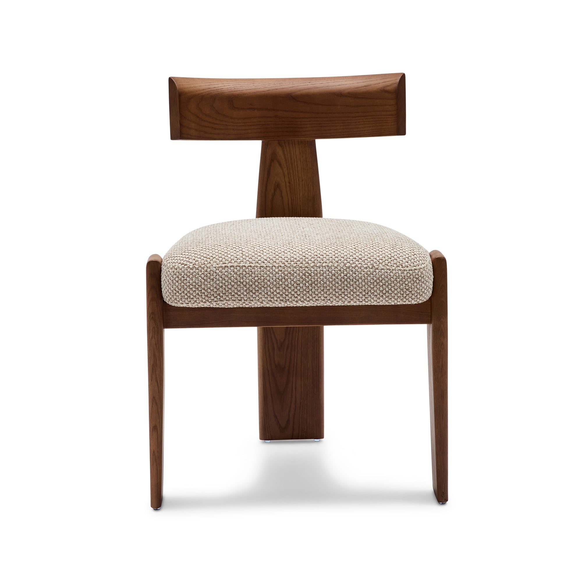 Esra Dining Chair Tusk Beige Walnut