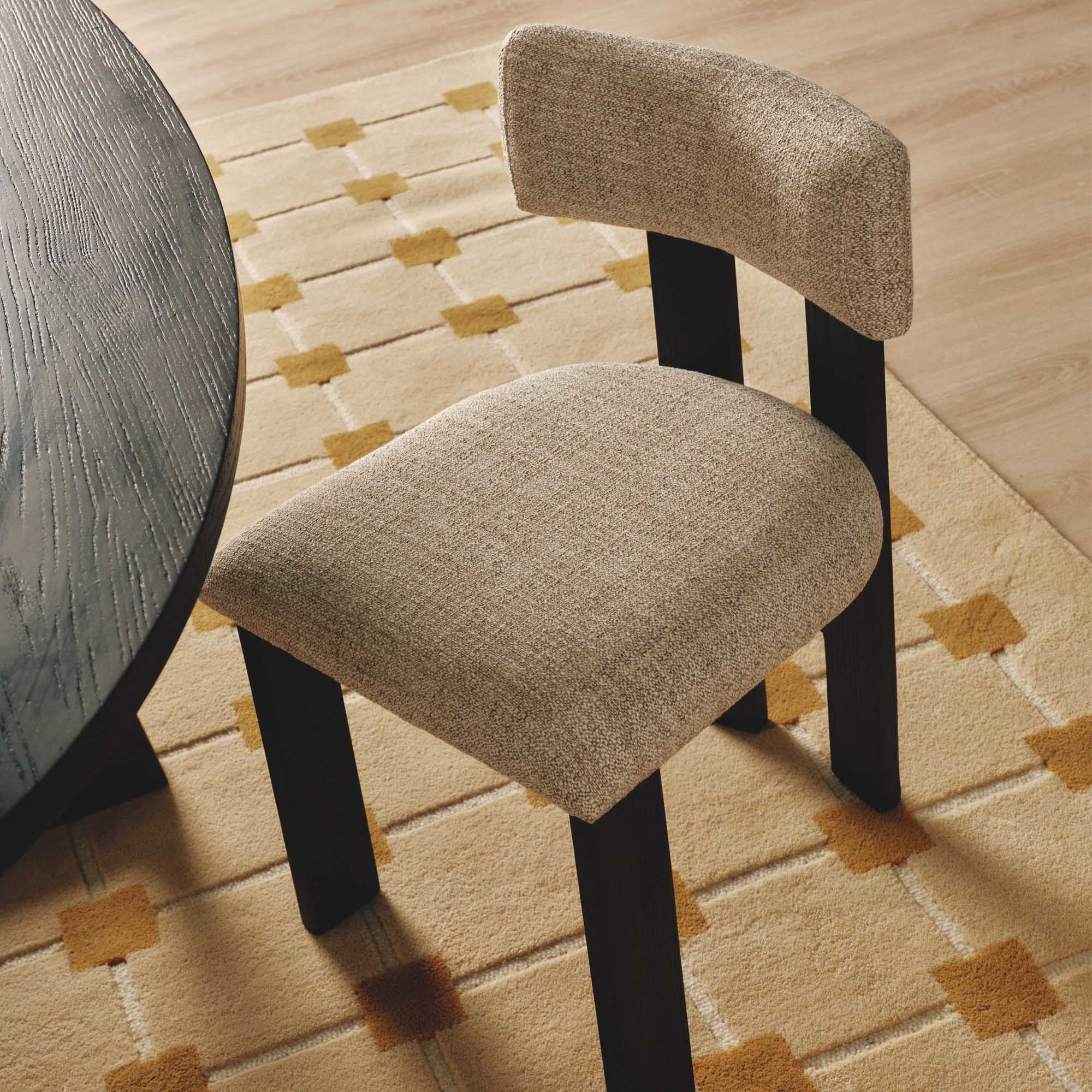 Tolv Dining Chair Burnt Caramel Walnut