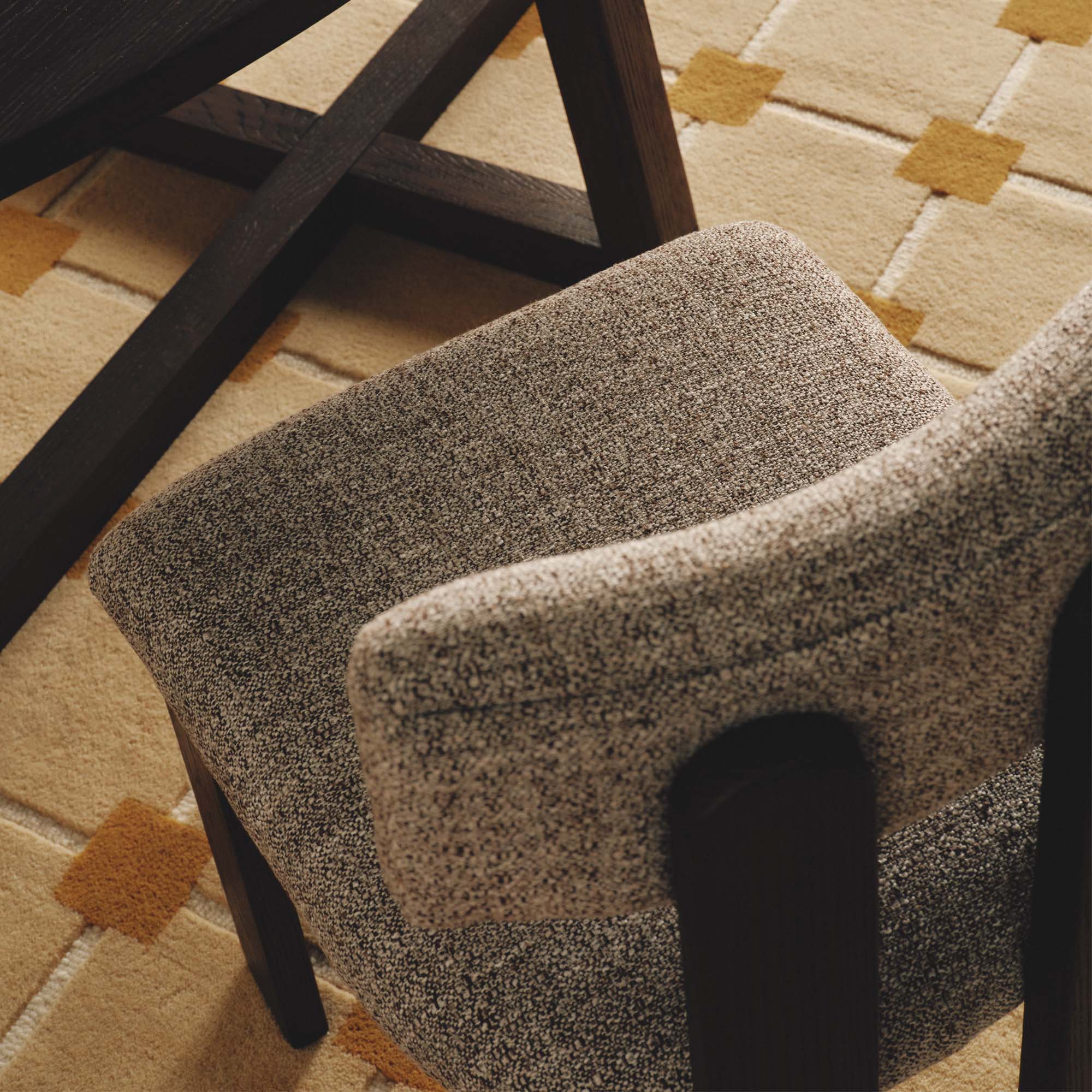 Tolv Dining Chair Burnt Caramel Walnut