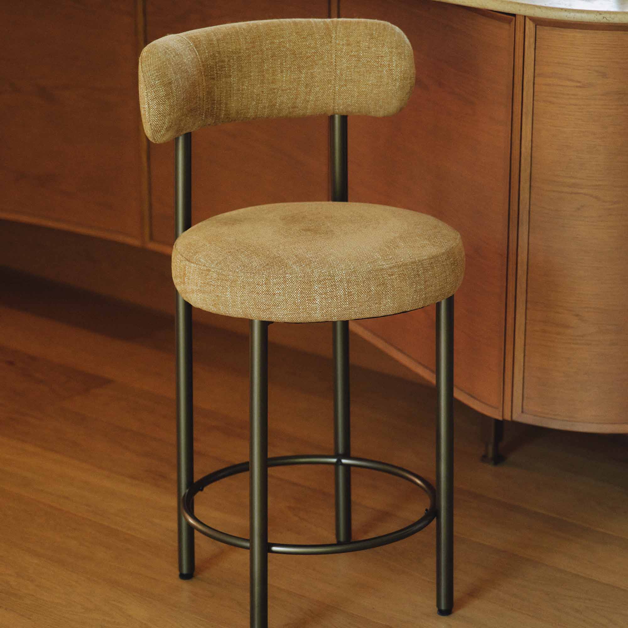 Franco Bar Stool Oat Bronze