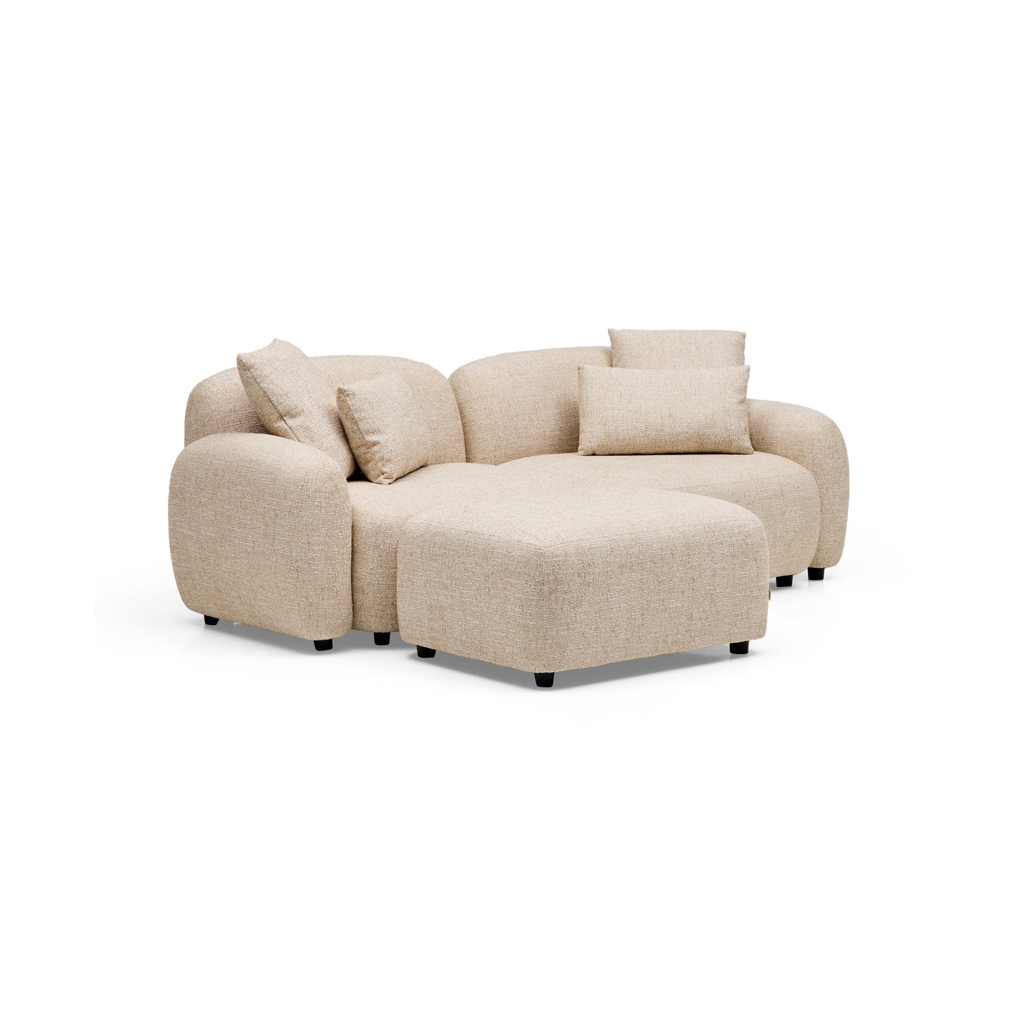 Kaia Modular Sofa 2 Seat with Ottoman