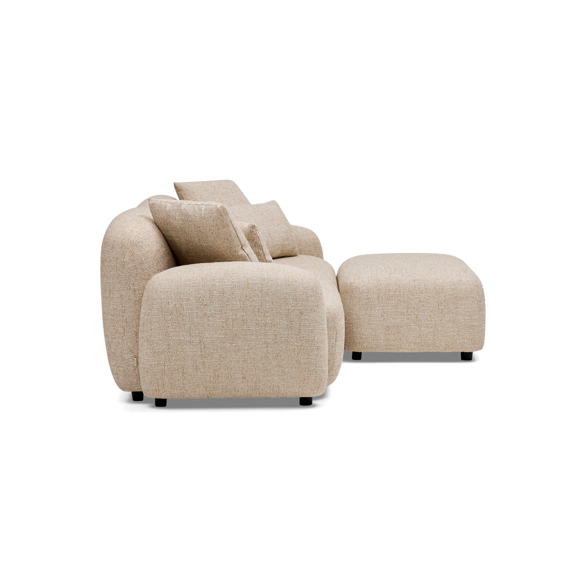 Kaia Modular Sofa 2 Seat with Ottoman