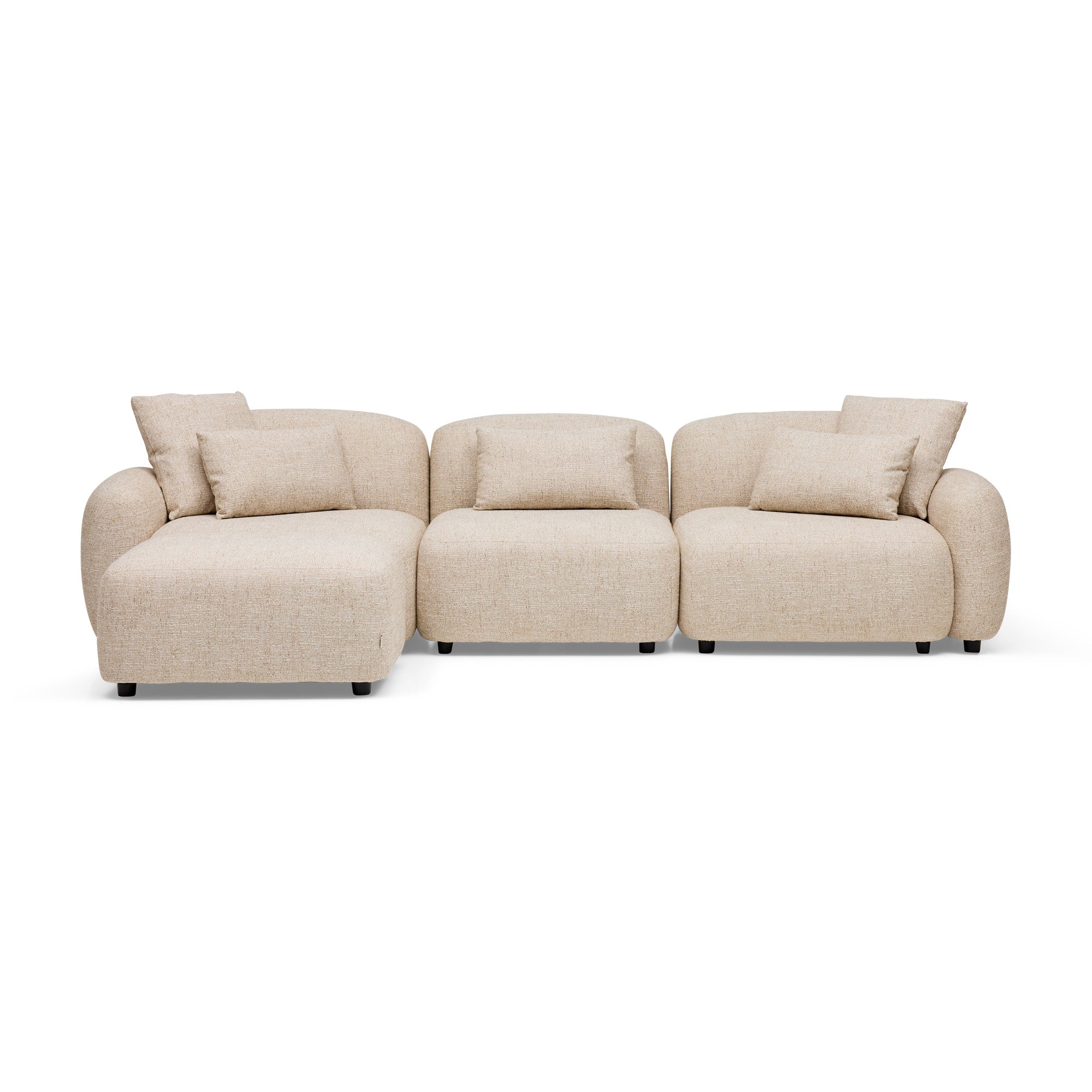 Kaia Modular Sofa 3 Seat with Ottoman
