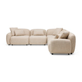 Kaia Modular Sofa Fawn 5 Seat Corner